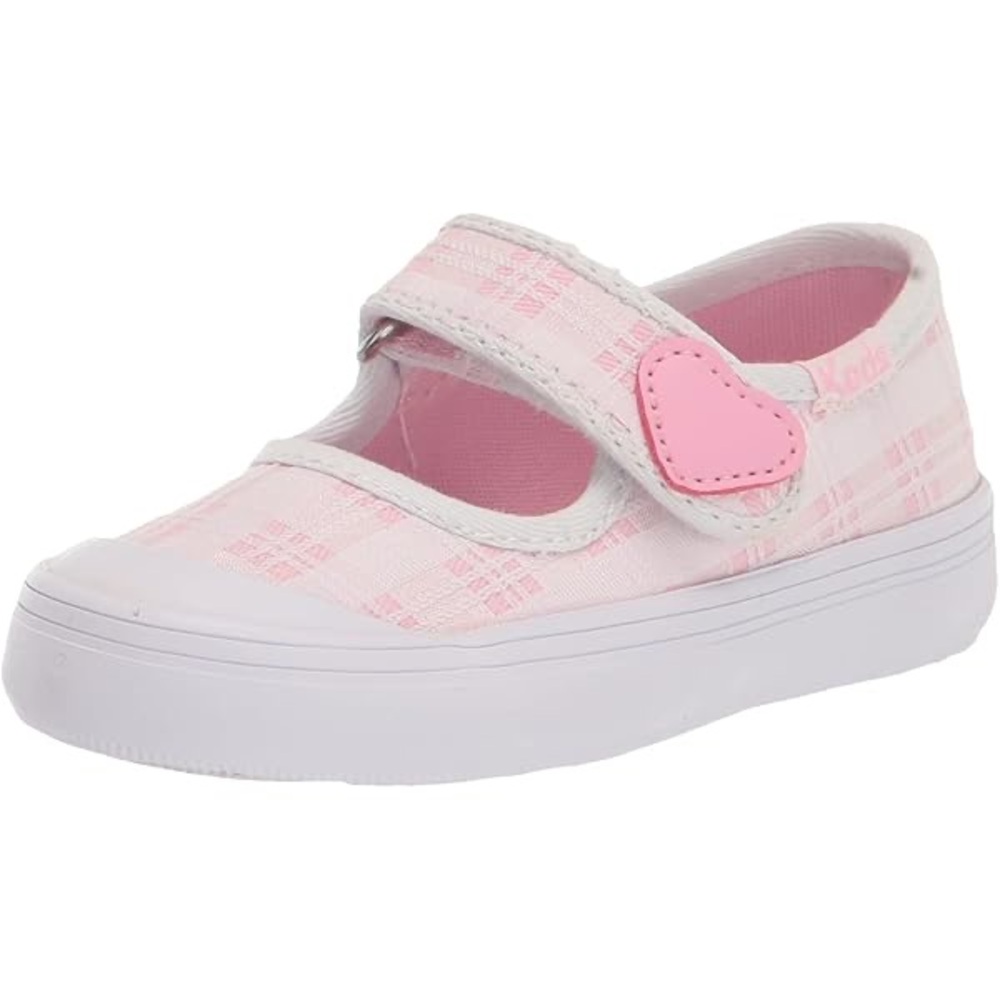 Keds Kids Pink Checkered Sneakers